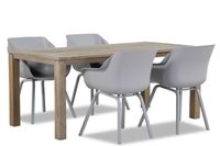 Hartman Sophie element/Bristol 180 cm dining tuinset 5-delig