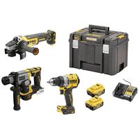 DEWALT DCK355P2T-QW Accu-schroefboormachine, Accu-boorhamer, Haakse accuslijper 18 V 5 Ah Li-ion Incl. accu, Incl. 2 accus, Incl. lader - thumbnail