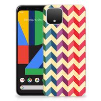 Google Pixel 4 TPU bumper Zigzag Multi Color