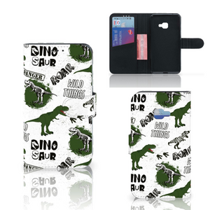 Telefoonhoesje met Pasjes voor Samsung Galaxy Xcover 4 | Xcover 4s Dinosaurus