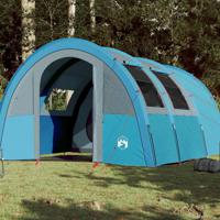 Tent 4-persoons 483x340x193 cm 185T taft blauw