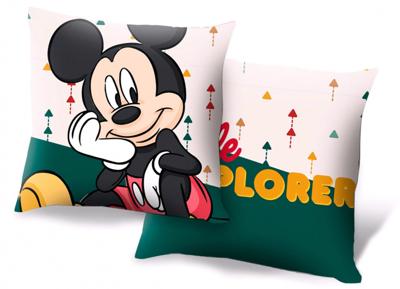 Disney kussen Mickey Mouse junior 40 cm polyester wit/groen Disney kussen Mickey Mouse junior 40 cm polyester wit/groen