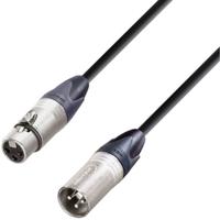 AH Cables KM3FMBLK XLR Verbindingskabel [1x XLR-bus - 1x XLR-stekker] 3.00 m Zwart - thumbnail