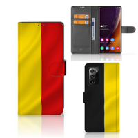 Samsung Galaxy Note20 Ultra Bookstyle Case Belgische Vlag - thumbnail