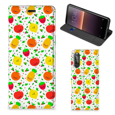 Sony Xperia 10 II Flip Style Cover Fruits