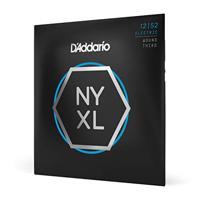 D'Addario Gitaarsnaren - NYXL Elektrische Gitaarsnaren - NYXL1252W - Ongeëvenaarde sterkte, stemvastheid, verbeterd middenbereik - Voor 6-snarige gitaren - 12-52 licht omwonden derde