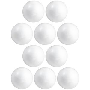 10x Beschilderbare piepschuim ballen/bollen 5 cm