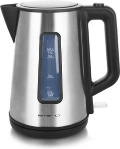 Emerio WK-122829 waterkoker 1,7 l 2200 W Zwart, Roestvrijstaal