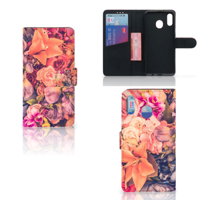 Samsung Galaxy M20 Hoesje Bosje Bloemen