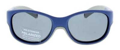 H.I.S zonnebril HPS00103 gepolariseerd dames ovaal cat.3 blauw
