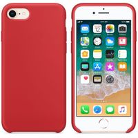 Hoogwaardige Silicone Case / Cover / Hoes voor iPhone 8 / 7 Rood - thumbnail