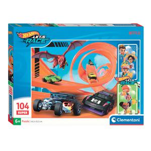 Clementoni Legpuzzel Super Color Hot Wheels, 104st.