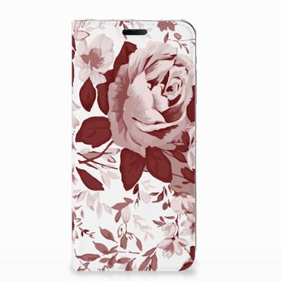 Bookcase Nokia 7.1 (2018) Watercolor Flowers Bookcase Nokia 7.1 (2018) Watercolor Flowers