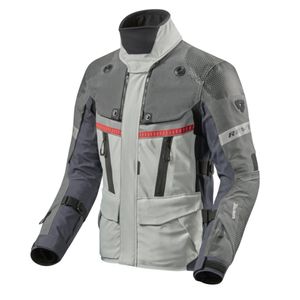 REV'IT! Dominator 3 GTX Jacket, Gore-Tex® motorjas heren, Zilver Blauw