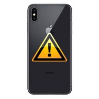 iPhone XS Batterij Cover Reparatie - incl. frame - Zwart