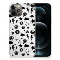 Silicone Back Case iPhone 12 Pro Max Silver Punk