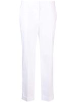 P.A.R.O.S.H. pantalon de tailleur à taille haute - Blanc