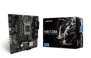 BioStar H610MT-E Moederbord Socket Intel 1700 Vormfactor Micro-ATX Moederbord chipset Intel® H610