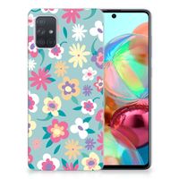 Samsung Galaxy A71 TPU Case Flower Power - thumbnail