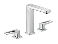 Hansgrohe Metropol 3-gats wastafelkraan waterbesparend chroom