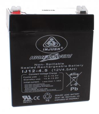 Injusa oplaadbare batterij High Power 12V 4,5 AH zwart Injusa oplaadbare batterij High Power 12V 4,5 AH zwart