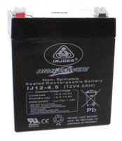 Injusa oplaadbare batterij High Power 12V 4,5 AH zwart