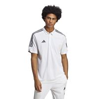 adidas Tiro 23 League Polo Wit Zwart - thumbnail