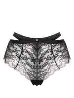 Versace culotte Barocco en dentelle - Noir