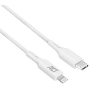 ACT USB 2.0 laad- en datakabel C male - Lightning male 2 meter, MFI gecertificeerd