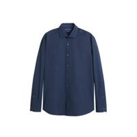 Mango Man slim fit overhemd marine