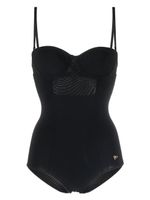 Dolce & Gabbana maillot de bain à plaque logo - Noir