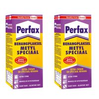 2x pakken Perfax metyl special behanglijm/behangplaksel 180 gram