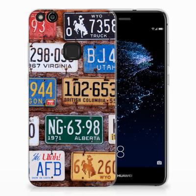 Huawei P10 Lite Siliconen Hoesje met foto Kentekenplaten Huawei P10 Lite Siliconen Hoesje met foto Kentekenplaten