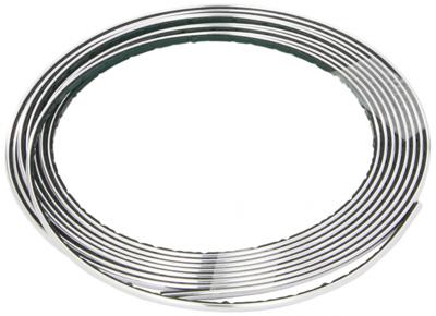 Race Sport decoratiestrip PVC 4 meter x 3,5 mm chroom Race Sport decoratiestrip PVC 4 meter x 3,5 mm chroom