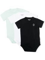 Marcelo Burlon County Of Milan Kids body à motif Cross signature - Noir - thumbnail