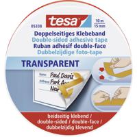 tesa 05338-00000-01 Dubbelzijdige tape Transparant (l x b) 10 m x 15 mm 1 stuk(s) - thumbnail