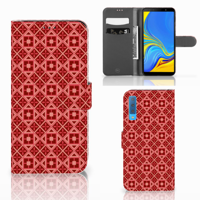 Samsung Galaxy A7 (2018) Telefoon Hoesje Batik Rood