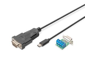 Digitus USB 2.0 Adapter [1x USB, USB-C 2.0 stekker, USB-C stekker - 1x RS485-stekker] DA-70168 100 cm