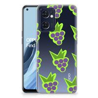 OPPO Reno 7 5G | Find X5 Lite Siliconen Case Druiven - thumbnail