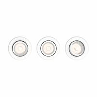 Philips Set Richtbare inbouwspot Enneper (3x) 5018331PN - thumbnail