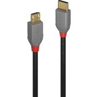 Lindy 36891 1m USB C Micro-USB B Mannelijk Mannelijk Zwart, Grijs USB-kabel - thumbnail