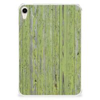 Apple iPad mini 6 (2021) Silicone Tablet Hoes Green Wood - thumbnail