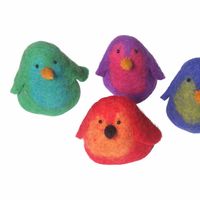 Eierwarmers Vogeltjes (Set van 4)