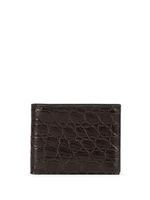 Dolce & Gabbana portefeuille pliant en cuir - Noir