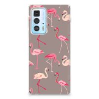 Motorola Edge 20 Pro TPU Hoesje Flamingo - thumbnail