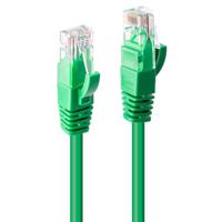 LINDY 48048 RJ45 Netwerkkabel, patchkabel CAT 6 U/UTP 2.00 m Groen Snagless 1 stuk(s) - thumbnail