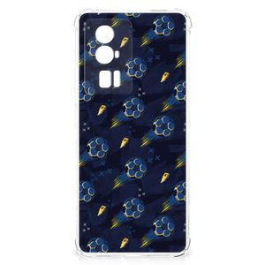 Doorzichtige Silicone Hoesje voor Xiaomi Poco F5 Pro Voetbal