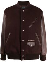 Mastermind World veste bomber à design bicolore - Marron