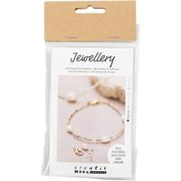 Creativ Company Mini Hobbyset Sieraden Armband en Ketting met Sluiting - thumbnail