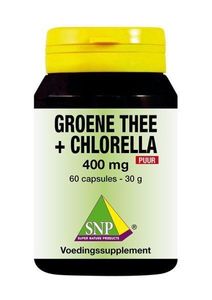 Groene thee chlorella 400 mg puur